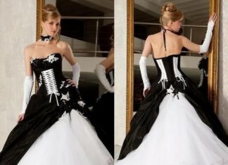 Seven Questions To Ask At White And Black Wedding Dress | white and black wedding dress
